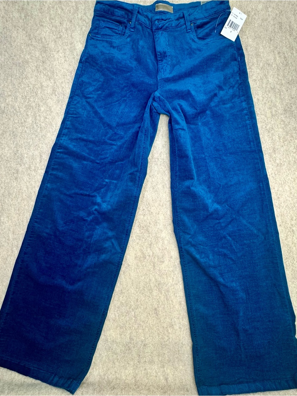 Kut from the Kloth Deep Teal JEAN  Wide-Leg Corduroy Pants